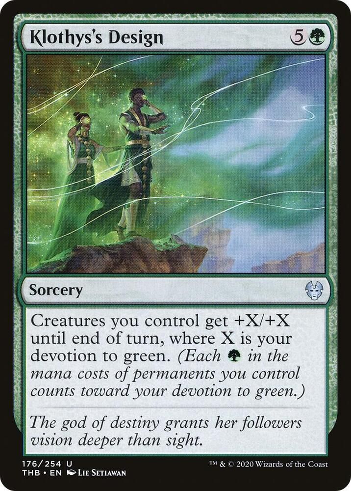 Klothys&#39;s Design 176/254 - Theros Beyond Death (THB) (Español)