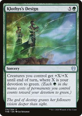 Klothys&#39;s Design 176/254 - Theros Beyond Death (THB) (Español)