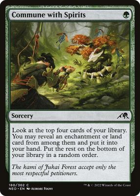 Commune with Spirits 180/302 - Kamigawa: Neon Dynasty (NEO) (Español)