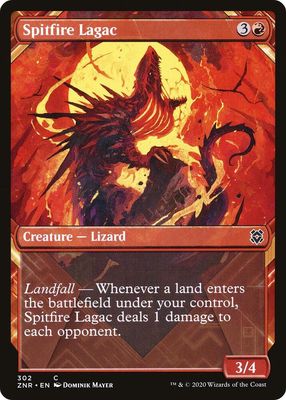 Spitfire Lagac (Showcase) 302 - Zendikar Rising (ZNR) (Español)