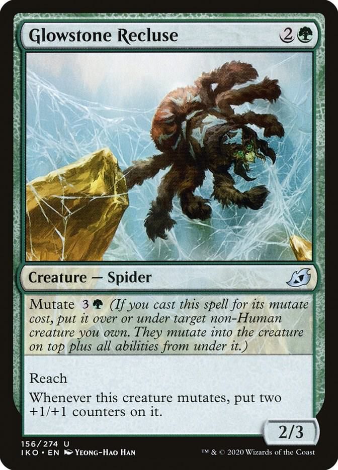 Glowstone Recluse 156/274 - Ikoria: Lair of Behemoths (IKO) (Español)