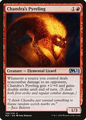 Chandra&#39;s Pyreling 138/274 -  Magic 2021 (M21) Singles (Español)