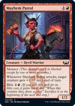 Mayhem Patrol 114/281 - Streets of New Capenna (SNC)