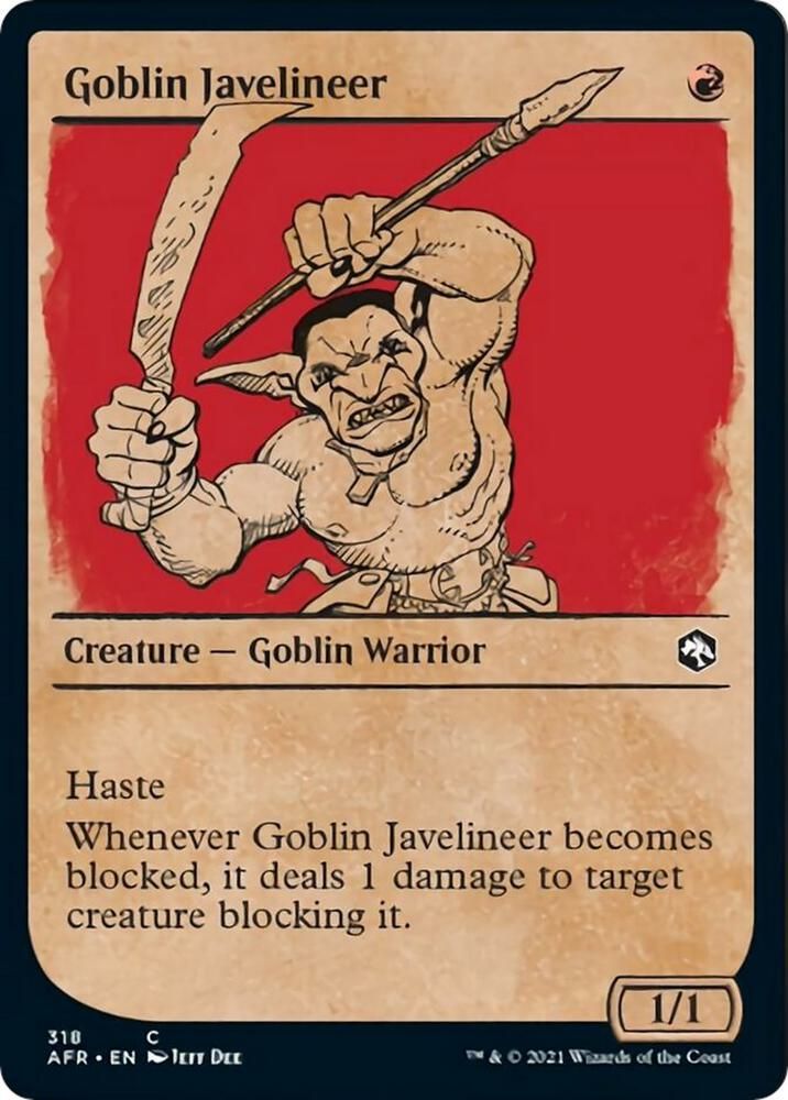 Goblin Javelineer  318 - Adventures in the Forgotten Realms (AFR) (Español)
