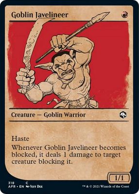 Goblin Javelineer  318 - Adventures in the Forgotten Realms (AFR) (Español)