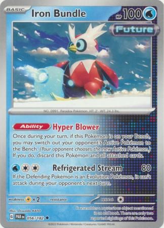 Iron Bundle - 056/182 - Uncommon Scarlet &amp; Violet: Paradox Rift Singles