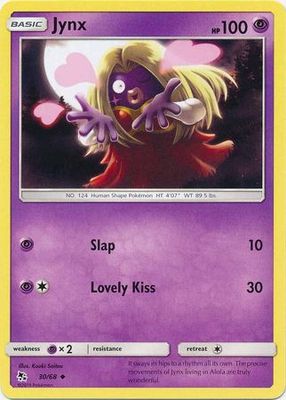 Jynx - 30/68 - Uncommon Hidden Fates Singles