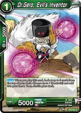 Dr. Gero, Evil&#39;s Inventor - Cross Worlds (DBS-B03) Cross Worlds