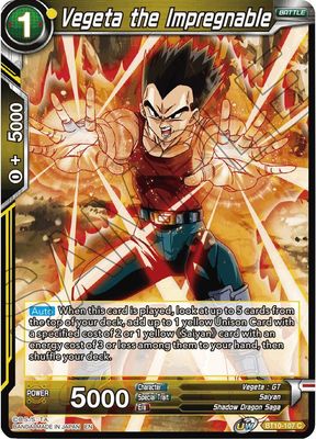 Vegeta the Impregnable - Rise of the Unison Warrior (DBS-B10) Rise of the Unison Warrior / Foil