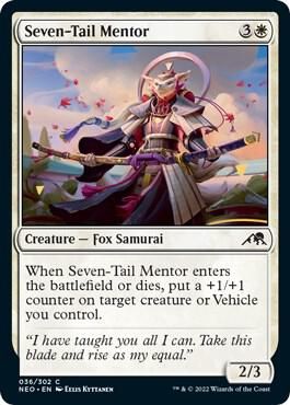 Seven-Tail Mentor 036/302 - Kamigawa: Neon Dynasty (NEO)