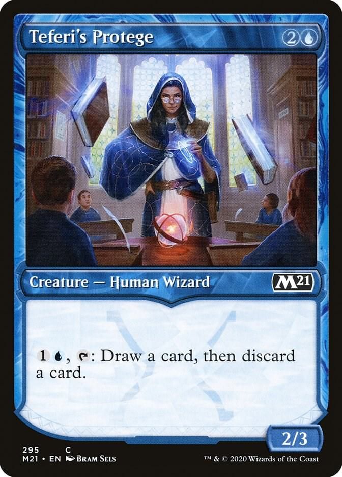 Teferi&#39;s Protege (Showcase) 295 - Core Set 2021 (M21) (Español)