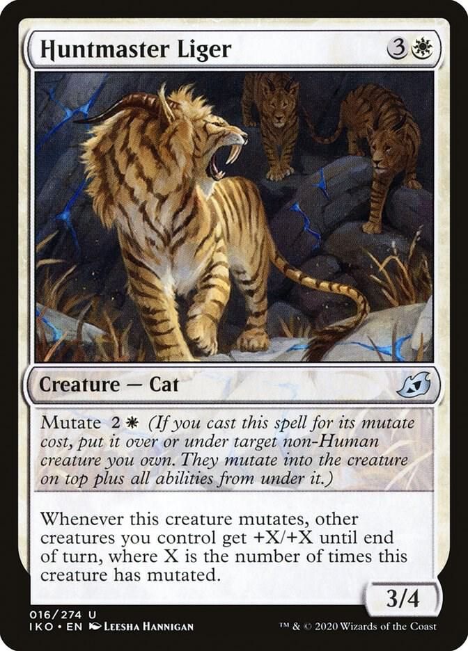 Huntmaster Liger 016/274 - Ikoria: Lair of Behemoths (IKO) (Español)