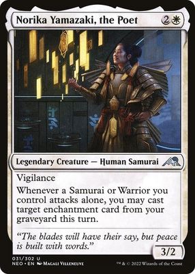 Norika Yamazaki, the Poet 031/302 - Kamigawa: Neon Dynasty (NEO)