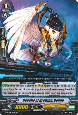Regalia of Brewing, Bennu - G-BT14: Divine Dragon Apocrypha (G-BT14) G-BT14: Divine Dragon Apocrypha