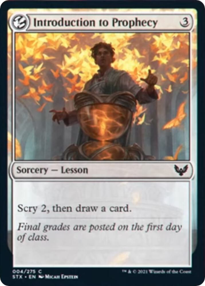 Introduction to Prophecy 004/275 -foild Strixhaven: School of Mages (STX)