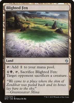 Blighted Fen 230/274 - Battle for Zendikar (BFZ)