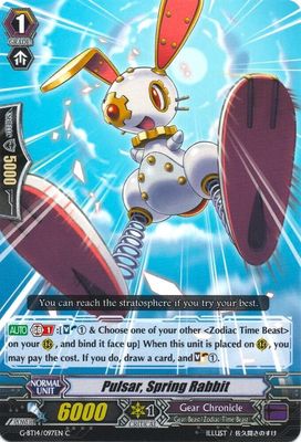 Pulsar, Spring Rabbit - G-BT14: Divine Dragon Apocrypha (G-BT14) G-BT14: Divine Dragon Apocrypha