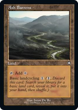 Ash Barrens (Retro Frame) 175 - Commander: The Brothers&#39; War (BRC)