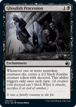 Ghoulish Procession 102/277 - Innistrad: Midnight Hunt (MID)