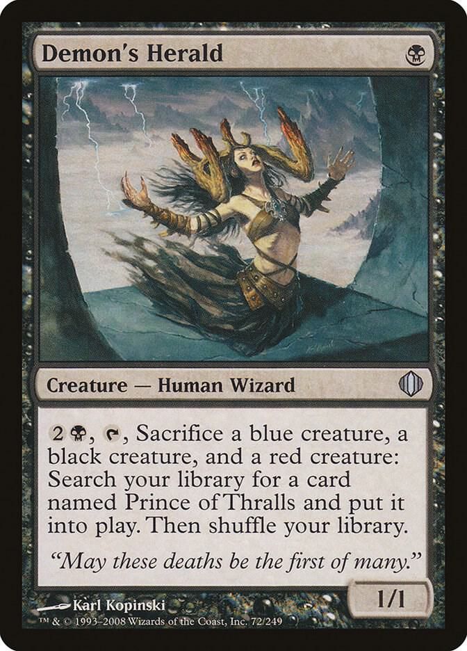 Demon&#39;s Herald 72/249 - Shards of Alara (ALA)