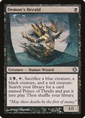 Demon&#39;s Herald 72/249 - Shards of Alara (ALA)