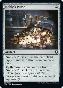 Noble&#39;s Purse 331/361 - Commander Legends: Battle for Baldur&#39;s Gate (CLB)
