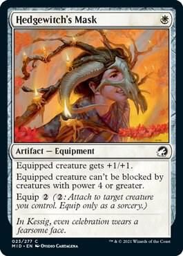 Hedgewitch&#39;s Mask 023/277 - Innistrad: Midnight Hunt (MID)
