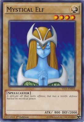 Mystical Elf - YS15-ENF02 - Common 1st Edition Starter Deck: Dark Legion &amp; Saber Force