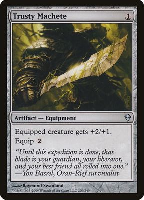 Trusty Machete 209/249 - Zendikar (ZEN)