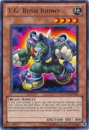 T.G. Rush Rhino - EXVC-EN021 - Rare Unlimited Extreme Victory Unlimited Singles