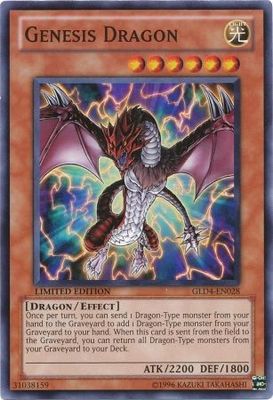 Genesis Dragon - GLD4-EN028 - Common Gold Series 4: Pyramid Edition [GLD4]