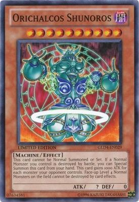 Orichalcos Shunoros - GLD4-EN029 - Common Gold Series 4: Pyramid Edition [GLD4]