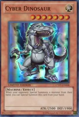 Cyber Dinosaur - CT07-EN008 - Super Rare Yu-Gi-Oh! Promo Cards