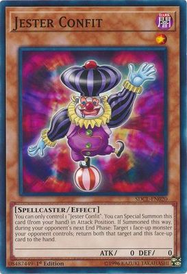 Jester Confit - SDCL-EN020 - Common 1st Edition Cyberse Link Singles