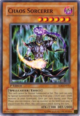 Chaos Sorcerer - SD6-EN012 - Common 1st Edition Structure Deck: Spellcaster&#39;s Judgment [SD6] 1st Edition Singles
