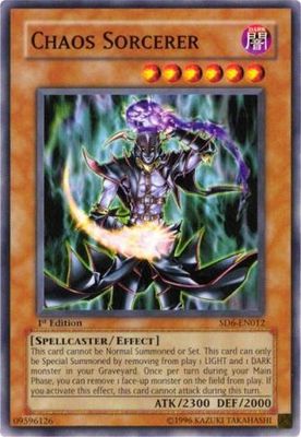 Chaos Sorcerer - SD6-EN012 - Common 1st Edition Structure Deck: Spellcaster&#39;s Judgment [SD6] 1st Edition Singles
