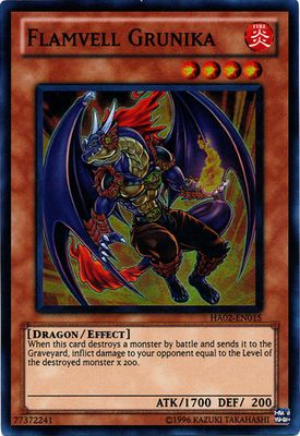 Flamvell Grunika - HA02-EN015 - Super Rare Unlimited Hidden Arsenal 2 [HA02] Unlimited Singles
