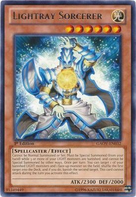 Lightray Sorcerer - GAOV-EN032 - Rare 1st Edition Galactic Overlord 1st Edition Singles (espanol)