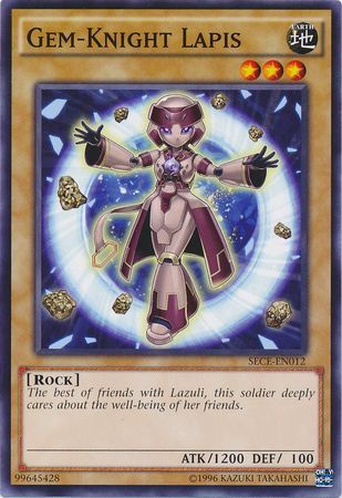Gem-Knight Lapis - SECE-EN012 - Common Unlimited Secrets of Eternity (SECE) Unlimited Singles