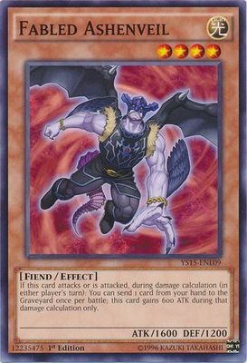 Fabled Ashenveil - YS15-ENL09 - Common 1st Edition Starter Deck: Dark Legion &amp; Saber Force