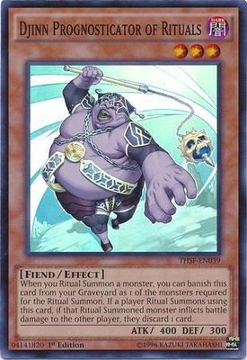 Djinn Prognosticator of Rituals - THSF-EN039 - Super Rare Unlimited The Secret Forces (THSF) Unlimited Singles