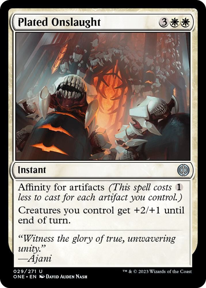 Plated Onslaught 029/271 - Phyrexia: All Will Be One (ONE)