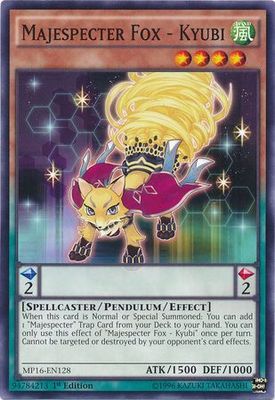 Majespecter Fox - Kyubi - MP16-EN128 - Common 1st Edition Yu-Gi-Oh! 2016 Mega-Tins 1st Edition Singles