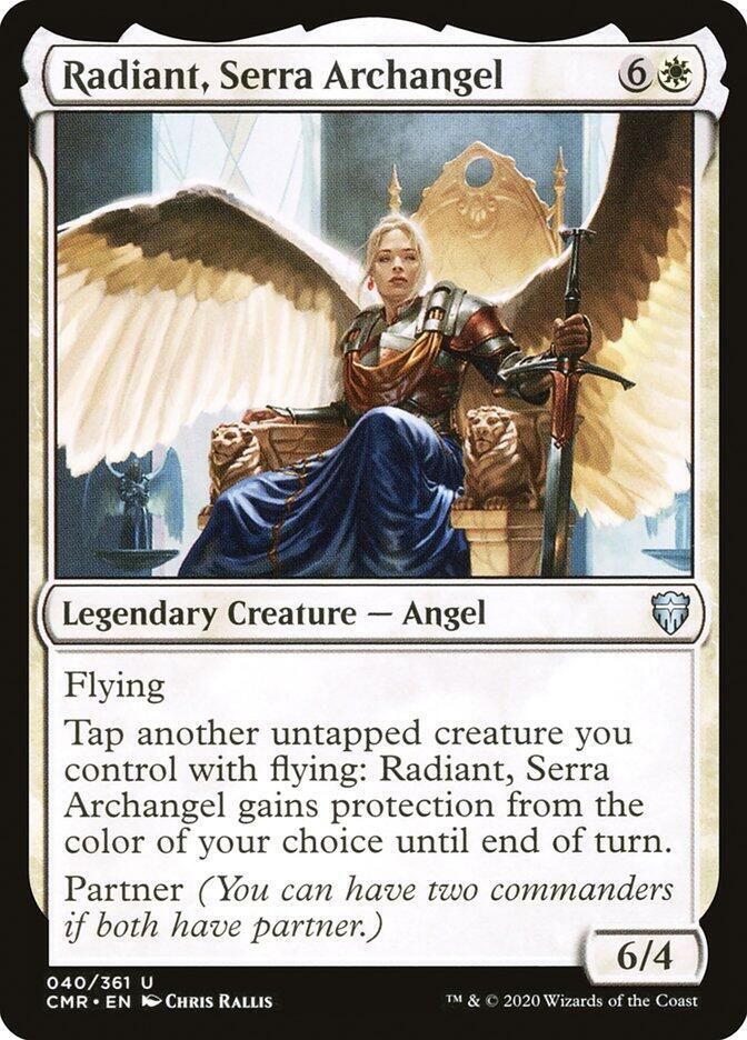 Radiant, Serra Archangel 040/361 - Commander Legends (CMR)