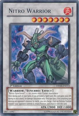 Nitro Warrior - DP08-EN013 - Rare 1st Edition Duelist Pack: Yusei [DP08] 1st Edition Singles