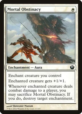 Mortal Obstinacy 17/165 - Journey Into Nyx (JOU)