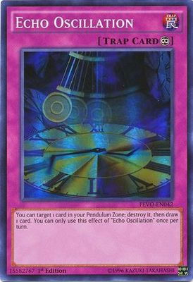Echo Oscillation - PEVO-EN042 - Super Rare 1st Edition Pendulum Evolution Singles