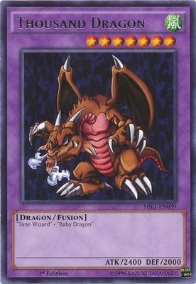Thousand Dragon - MIL1-EN039 - Rare 1st Edition Millennium Pack 1st Edition Singles