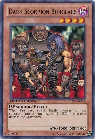 Dark Scorpion Burglars - GLD5-EN004 - Common Gold Series 5: Haunted Mine [GLD5]