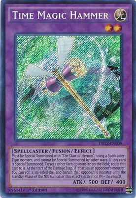 Time Magic Hammer - DRL2-EN009 - Secret Rare 1st Edition Dragons of Legend 2 1st Edition Singles